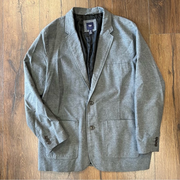 Men’s Gap grey lined blazer SZ XL - Picture 1 of 4